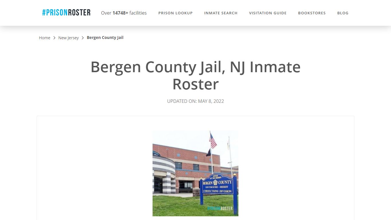 Bergen County Jail, NJ Inmate Roster - Inmate Locator