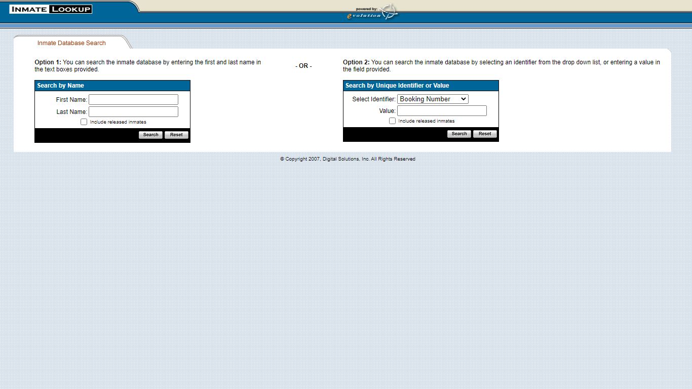 Inmate Lookup Tool